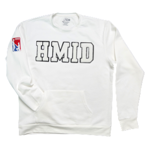 00 - HMID Varsity Print Sweatshirt - WHT