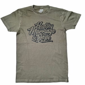 03 - HMID Script Olive Green Tee