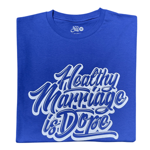 03 - HMID Script Royal Blue Tee