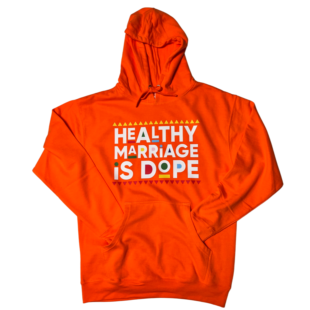 02 - HMID Unisex Hoodie - Hello Orange